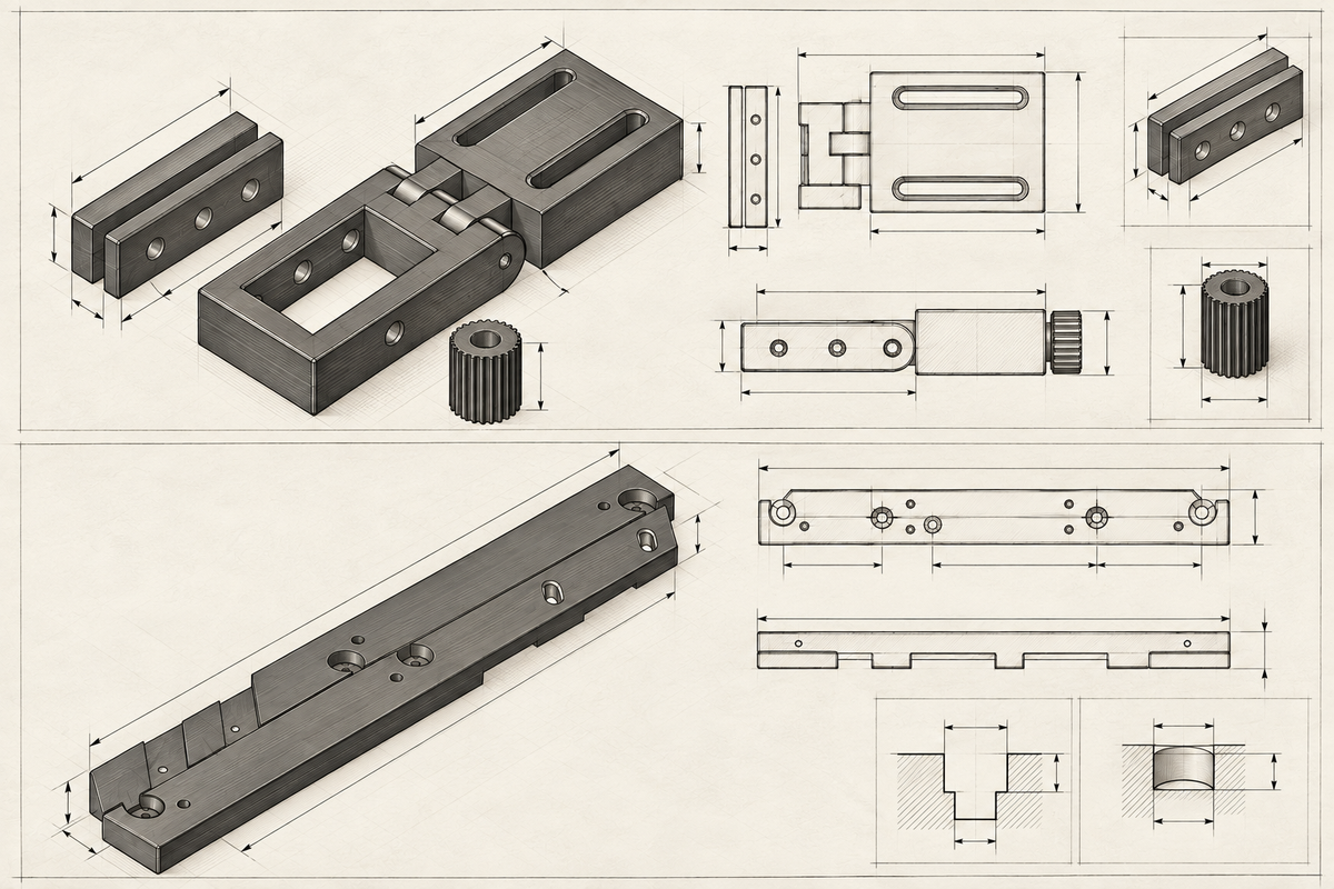 Cross Cut Sled Print Files (Stop block and mitre bars)